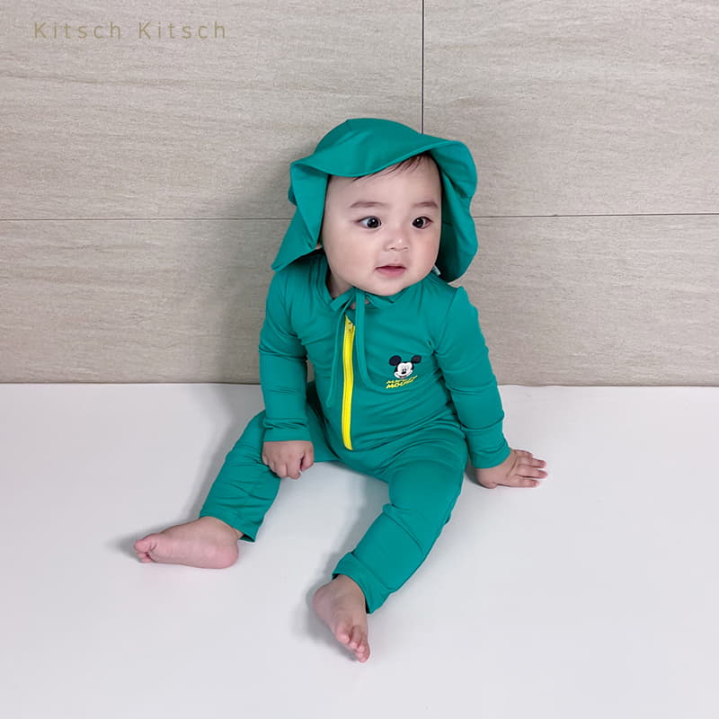 Kitsch Kitsch - Korean Baby Fashion - #babywear - U and Me Swim MM All In One with Hat - 8