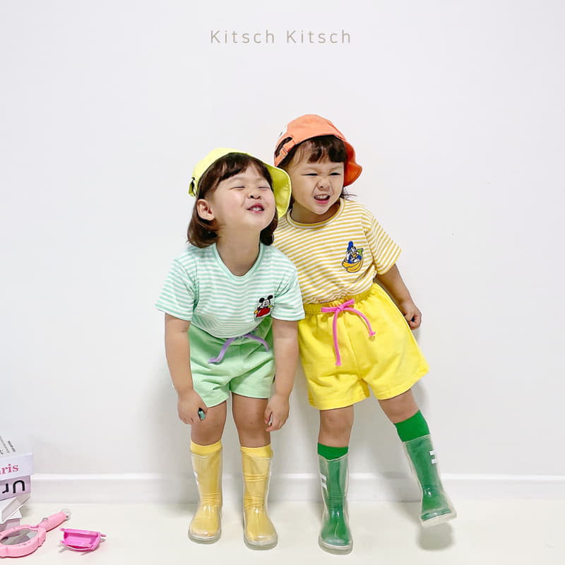 Kitsch Kitsch - Korean Children Fashion - #childofig - D Summer Fruit Stripes Top Bottom Set - 10