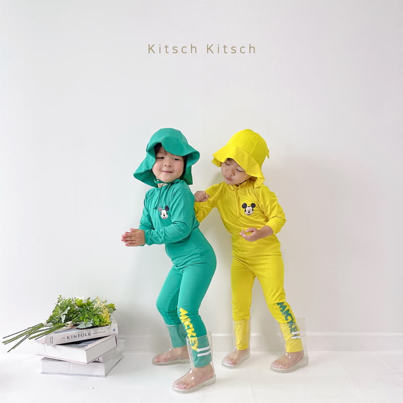 Kitsch Kitsch - Korean Children Fashion - #prettylittlegirls - U and Me Swim MM Top Bottom Set with Hat - 8