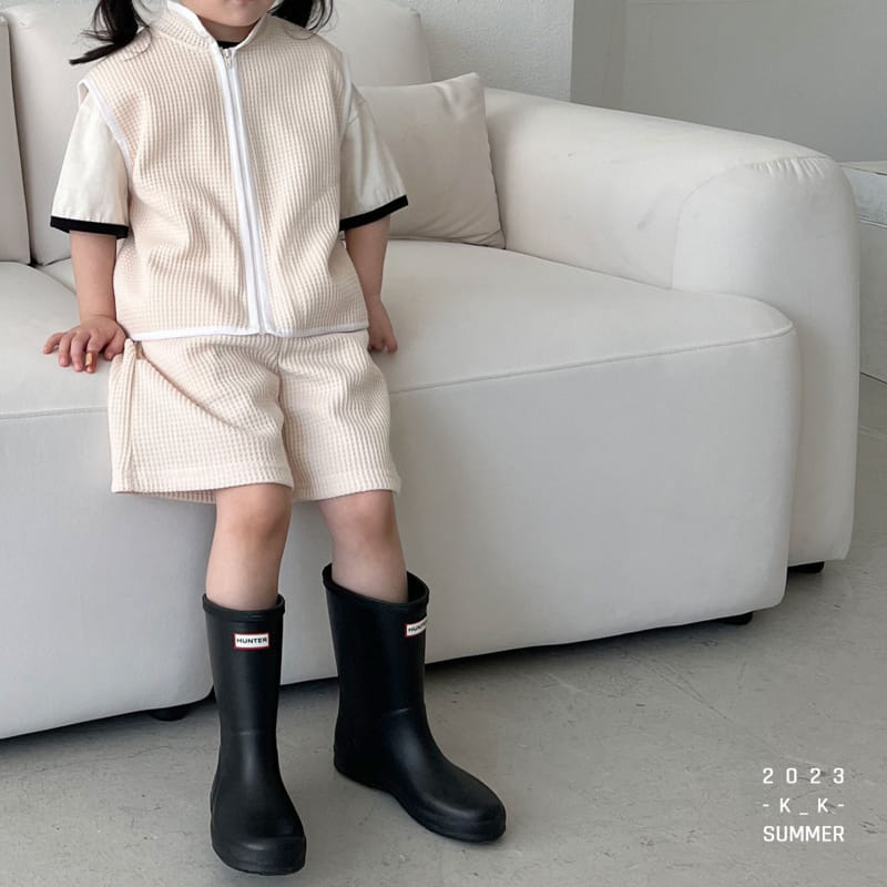 Kk - Korean Children Fashion - #childofig - Joy Top Bottom Set - 5