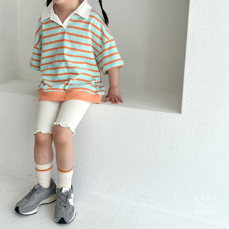 Kk - Korean Children Fashion - #childofig - From Collar Tee - 8