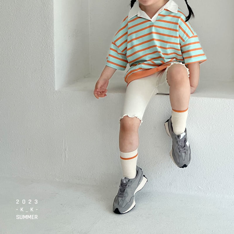Kk - Korean Children Fashion - #childrensboutique - From Collar Tee - 9