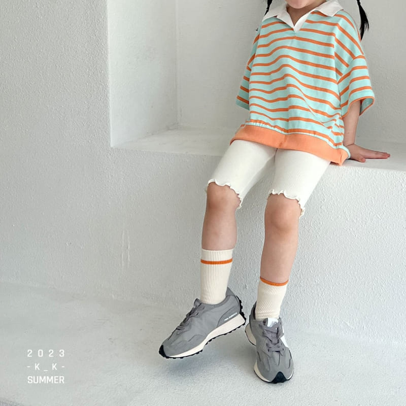Kk - Korean Children Fashion - #fashionkids - From Collar Tee - 12