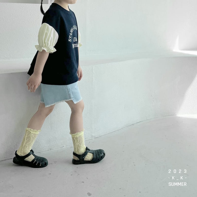 Kk - Korean Children Fashion - #minifashionista - Roran Frill Tee - 11