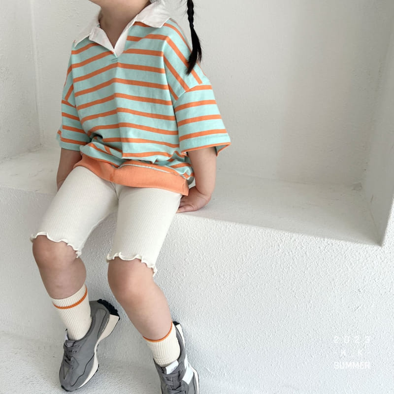 Kk - Korean Children Fashion - #stylishchildhood - From Collar Tee - 7