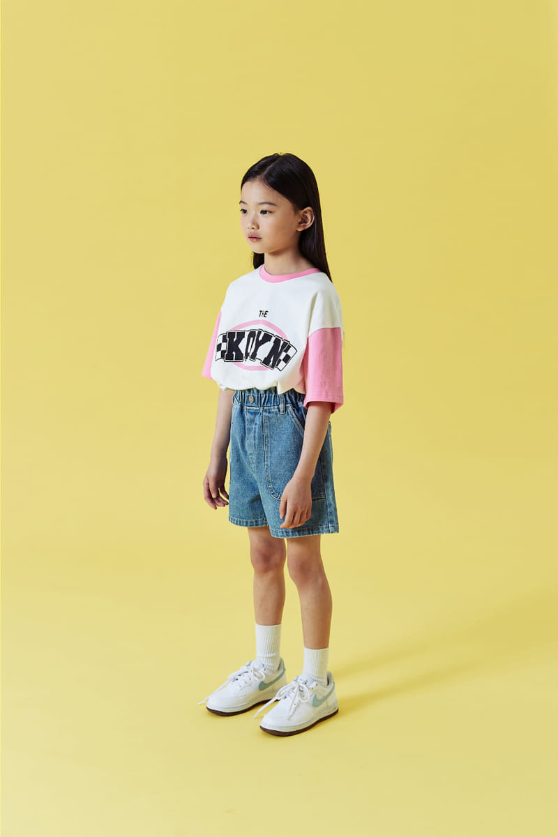 Kokoyarn - Korean Junior Fashion - #Kfashion4kids - Check Logo Tee - 3