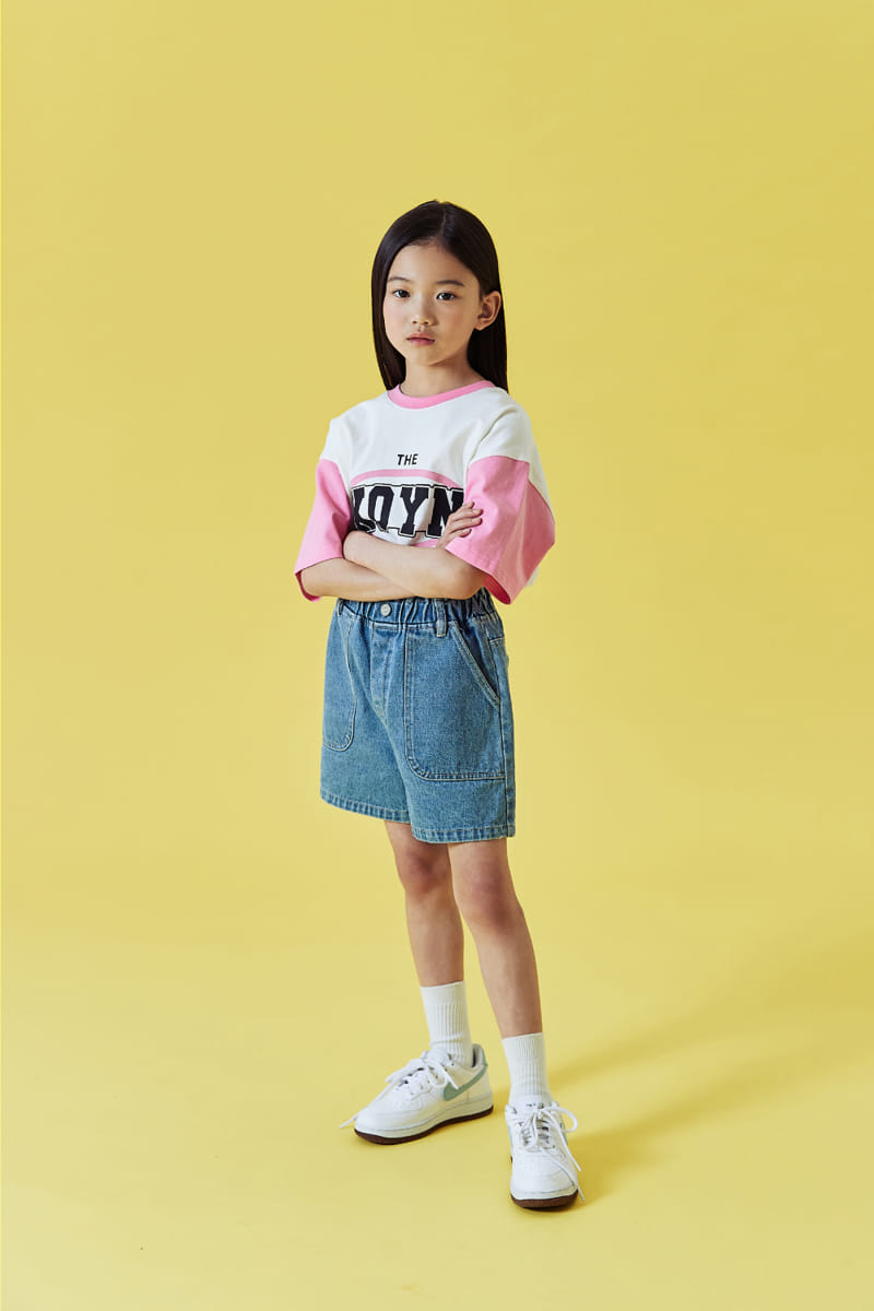 Kokoyarn - Korean Junior Fashion - #prettylittlegirls - Check Logo Tee - 7