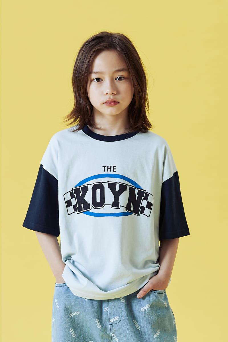 Kokoyarn - Korean Junior Fashion - #stylishchildhood - Check Logo Tee - 10