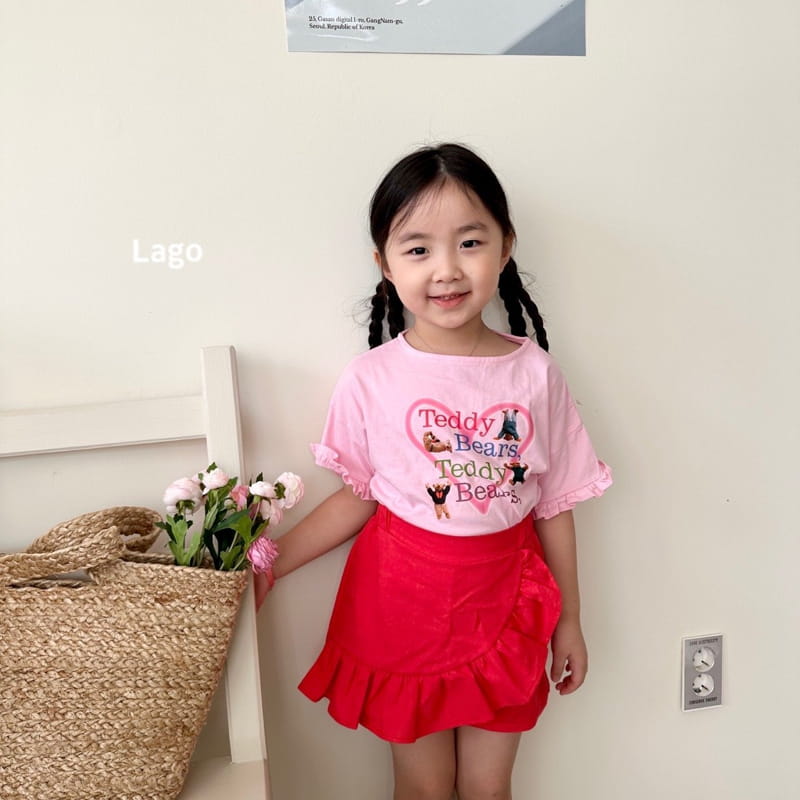 Lago - Korean Children Fashion - #Kfashion4kids - Bear Heart Tee - 11