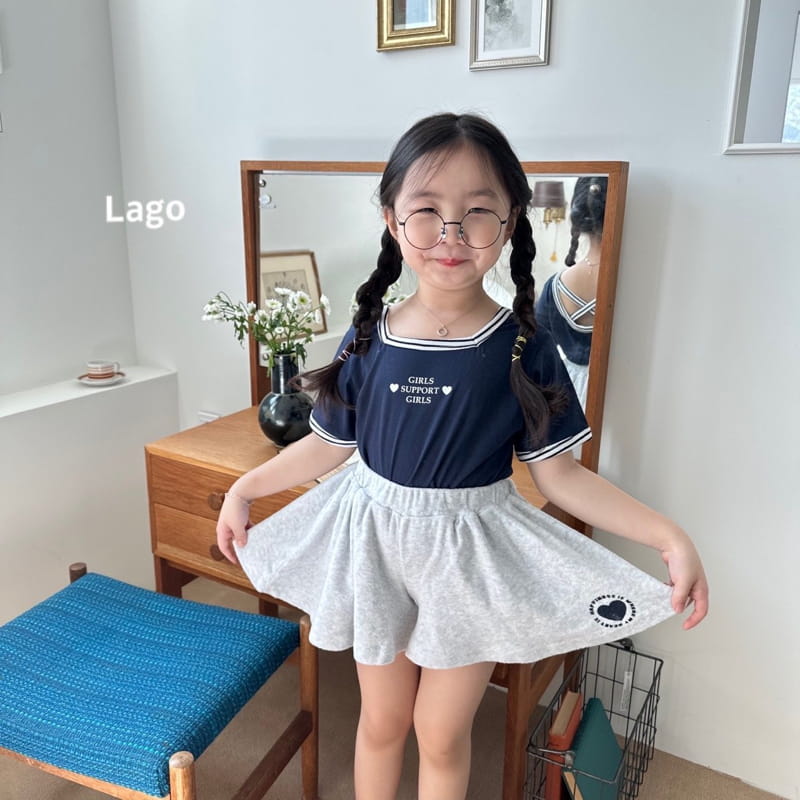 Lago - Korean Children Fashion - #childofig - Terry Skirt Shorts