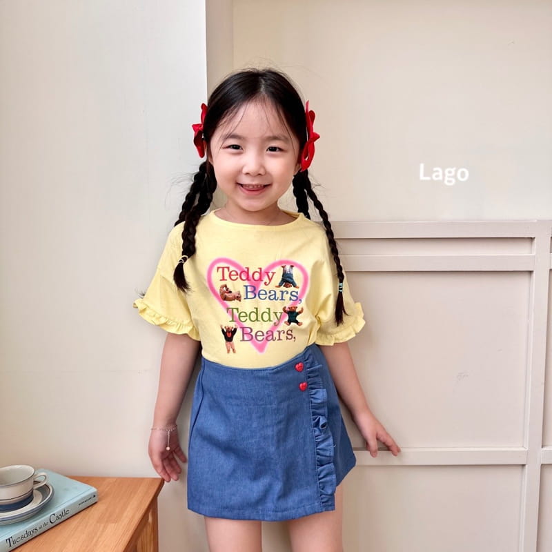 Lago - Korean Children Fashion - #childofig - Bear Heart Tee - 2