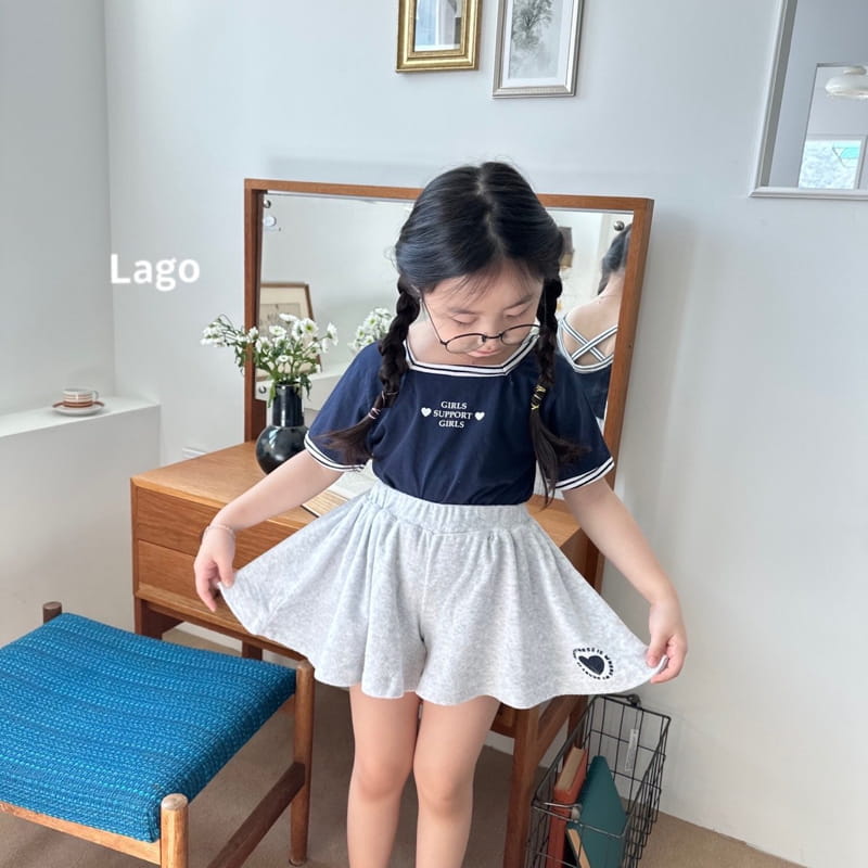 Lago - Korean Children Fashion - #childrensboutique - Terry Skirt Shorts - 2