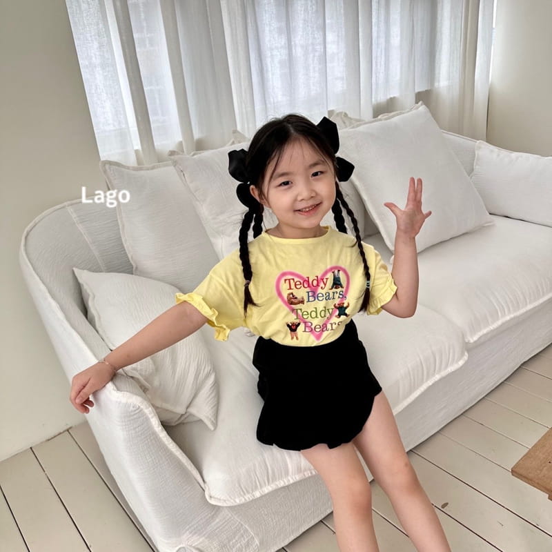 Lago - Korean Children Fashion - #childofig - Bear Heart Tee - 4