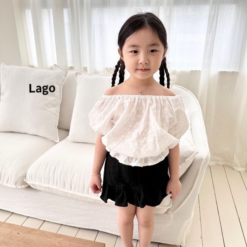 Lago - Korean Children Fashion - #designkidswear - Eyelet Blouse - 7