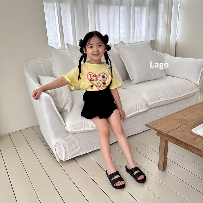 Lago - Korean Children Fashion - #designkidswear - Bear Heart Tee - 5