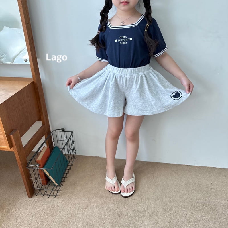 Lago - Korean Children Fashion - #fashionkids - Terry Skirt Shorts - 5