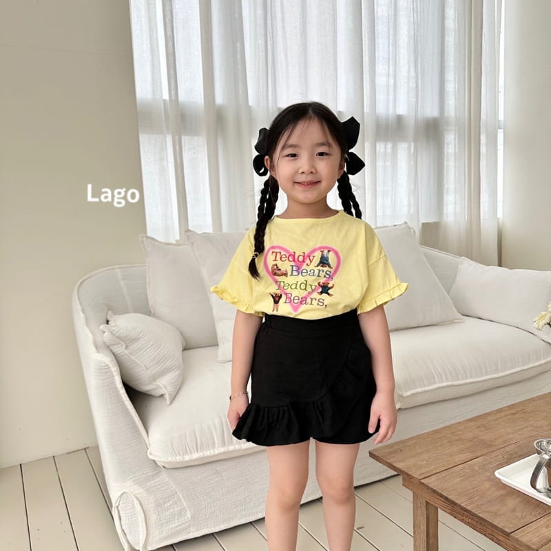 Lago - Korean Children Fashion - #fashionkids - Bear Heart Tee - 7