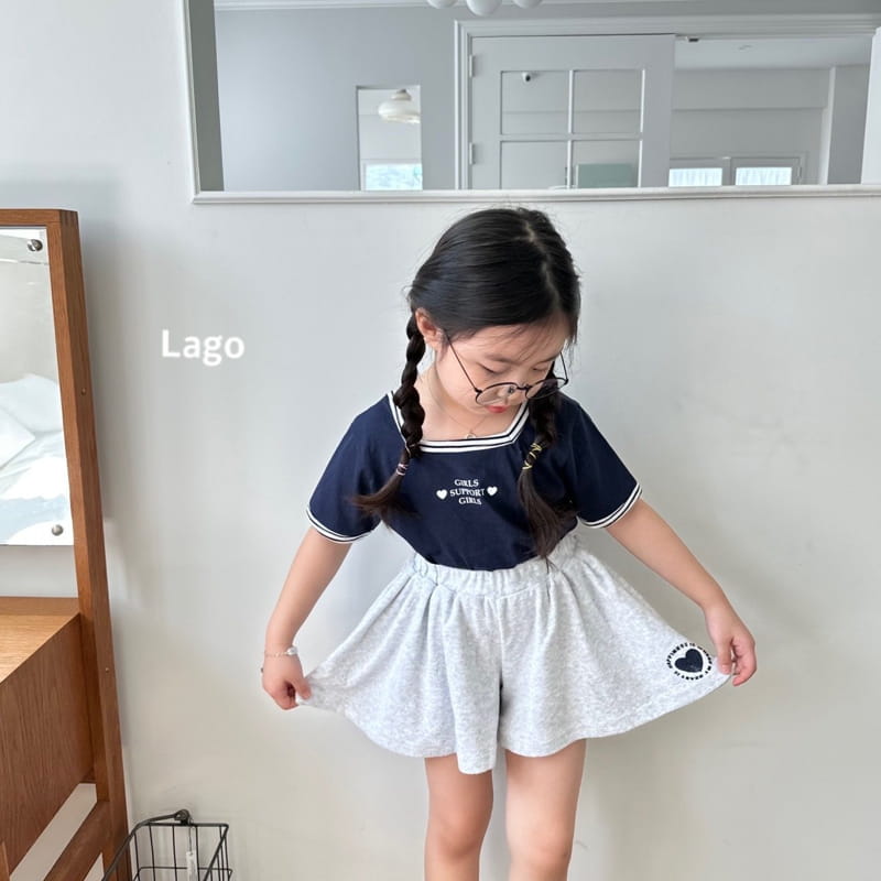 Lago - Korean Children Fashion - #kidsshorts - Terry Skirt Shorts - 6