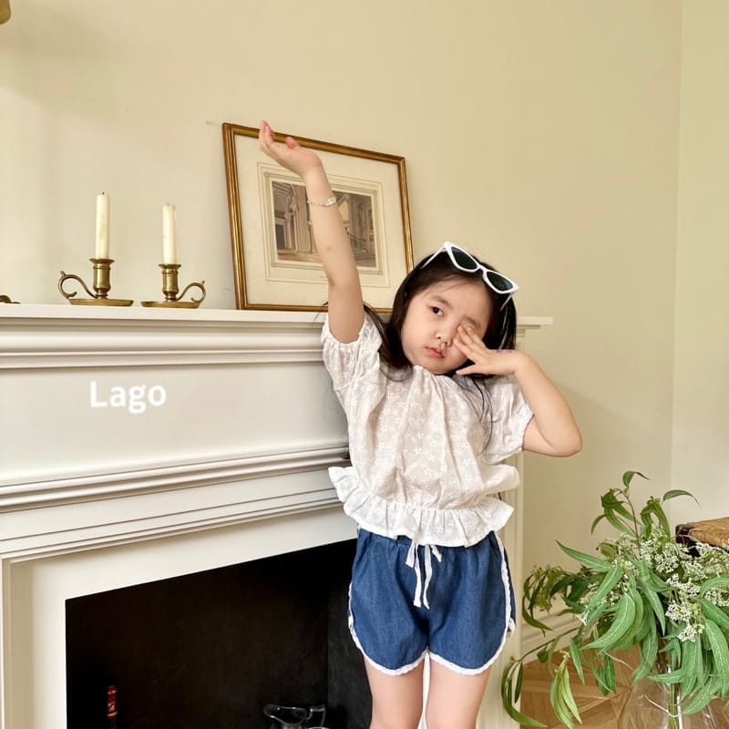 Lago - Korean Children Fashion - #kidsstore - Eyelet Blouse - 11