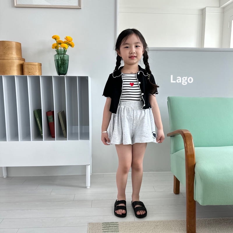 Lago - Korean Children Fashion - #kidzfashiontrend - Terry Skirt Shorts - 8