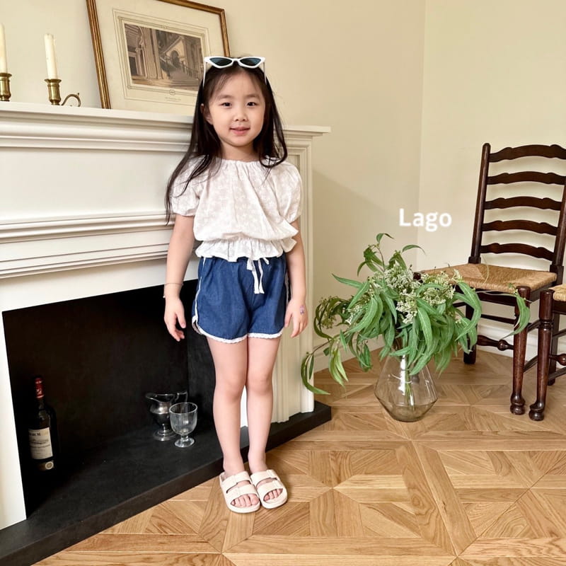 Lago - Korean Children Fashion - #kidzfashiontrend - Eyelet Blouse - 12