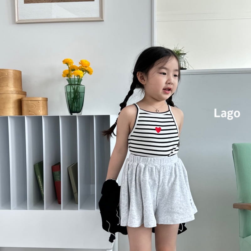 Lago - Korean Children Fashion - #littlefashionista - Terry Skirt Shorts - 10