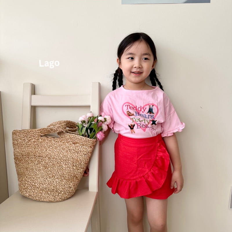 Lago - Korean Children Fashion - #littlefashionista - Bear Heart Tee - 12