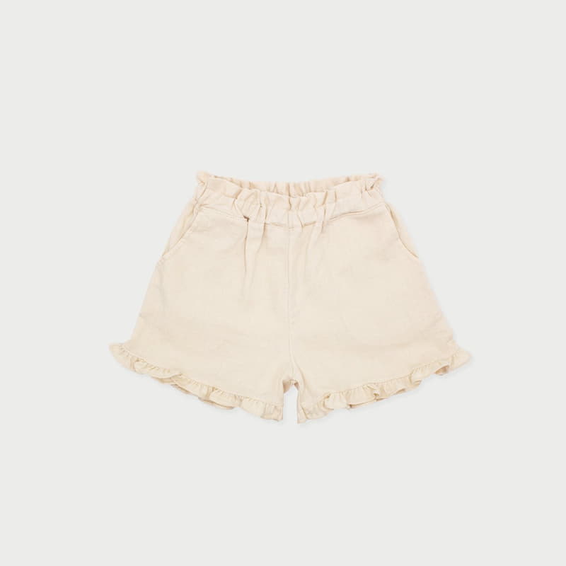 Le Bev - Korean Children Fashion - #fashionkids - Linen Frill Shorts - 7