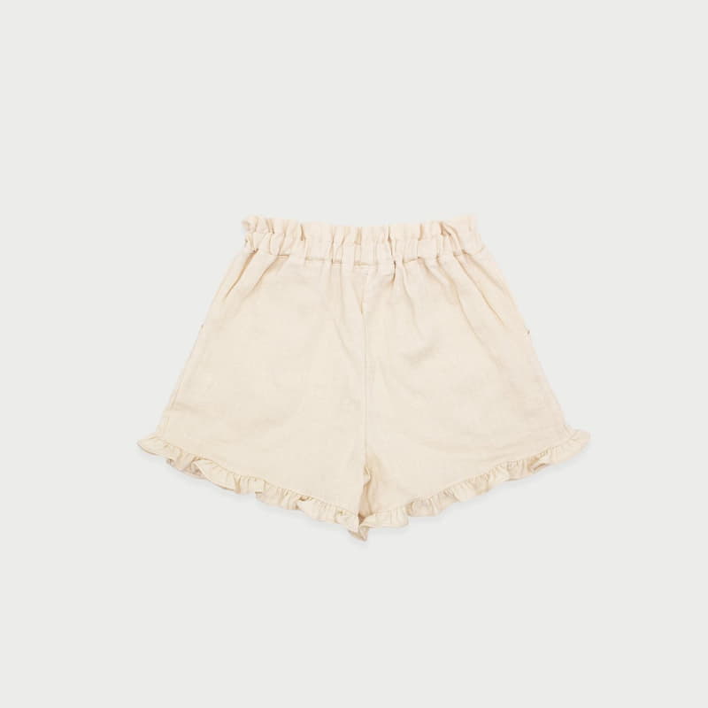 Le Bev - Korean Children Fashion - #kidsshorts - Linen Frill Shorts - 8