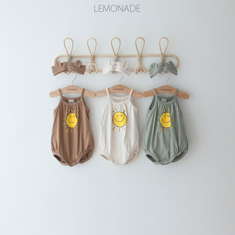 Lemonade - Korean Baby Fashion - #babyoutfit - Sunshine Bodysuit with Hairband - 2