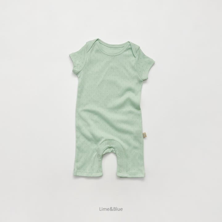 Lime & Blue - Korean Baby Fashion - #babyootd - Shiny Bodysuit - 8