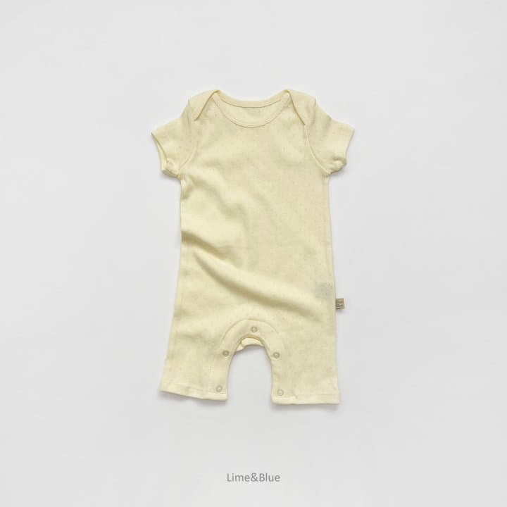 Lime & Blue - Korean Baby Fashion - #babyoutfit - Shiny Bodysuit - 9