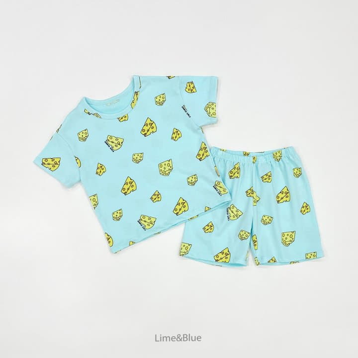 Lime & Blue - Korean Children Fashion - #Kfashion4kids - Loose Fit Cheese Easywear - 10