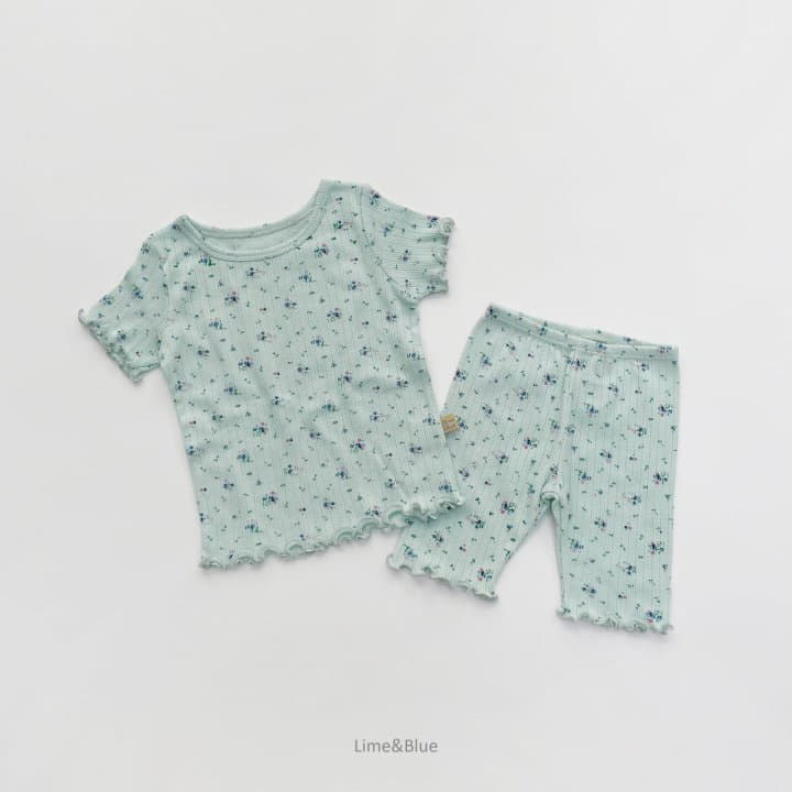 Lime & Blue - Korean Children Fashion - #designkidswear - Blue Wine Easywear - 9