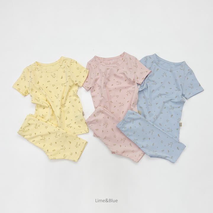 Lime & Blue - Korean Children Fashion - #discoveringself - Floral Easywear - 7