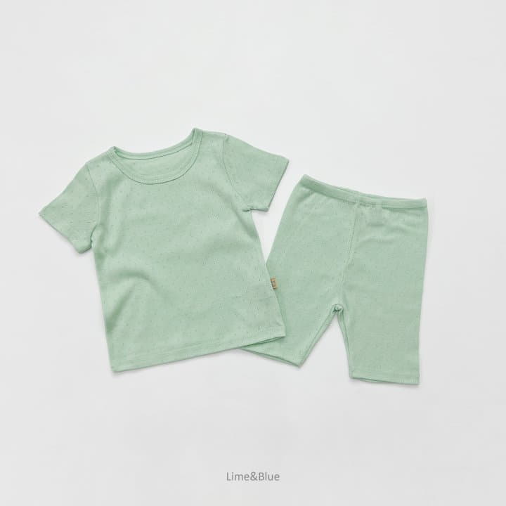 Lime & Blue - Korean Children Fashion - #fashionkids - Shiny Easywear - 10