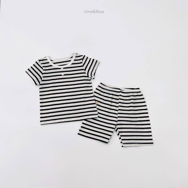 Lime & Blue - Korean Children Fashion - #minifashionista - Stripes Easywear - 10