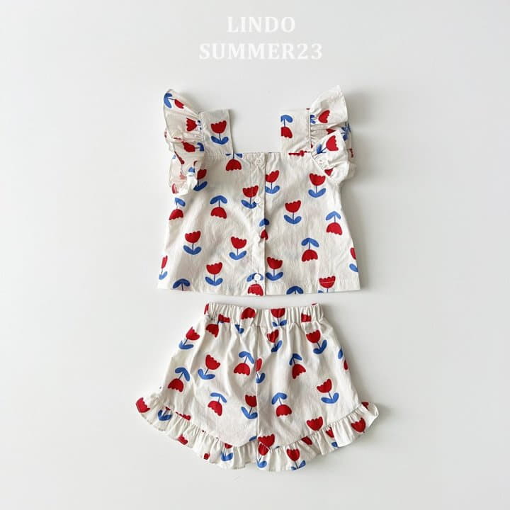 Lindo - Korean Children Fashion - #designkidswear - Tulip Top Bottom Set - 3