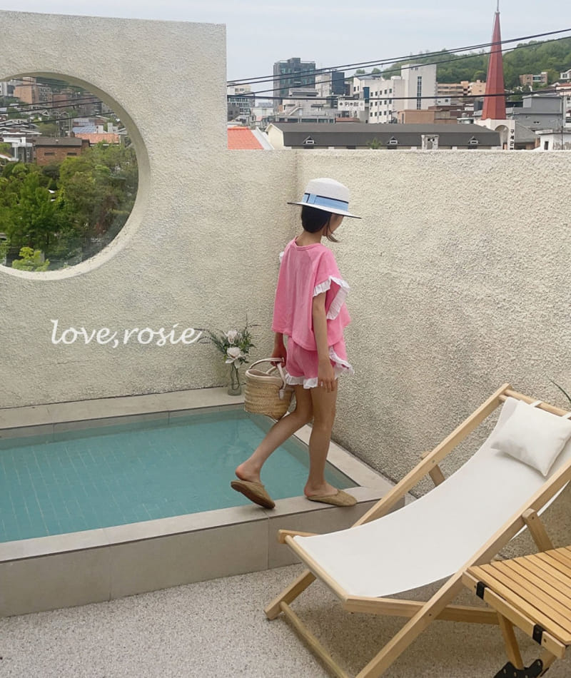 Love Rosie - Korean Children Fashion - #Kfashion4kids - Charlotte Shorts Top Bottom Set - 6