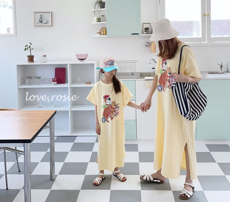 Love Rosie - Korean Children Fashion - #childofig - Vintage Bear Maxy One-piece with Mom - 10