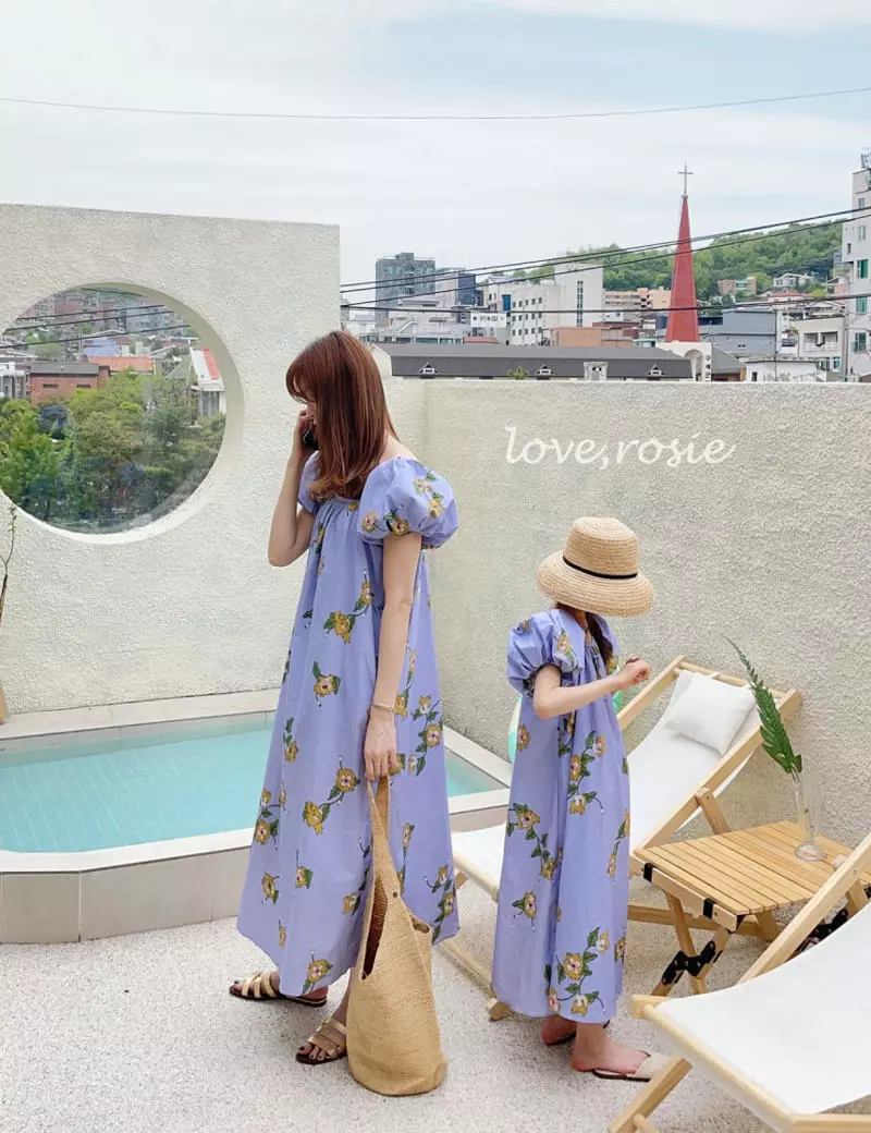 Love Rosie - Korean Children Fashion - #childofig - Scalup Puff Maxy One-piece with Mom - 7