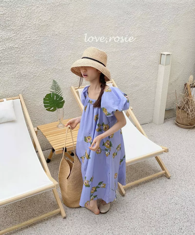 Love Rosie - Korean Children Fashion - #childofig - Scalup Puff Maxy One-piece with Mom - 8