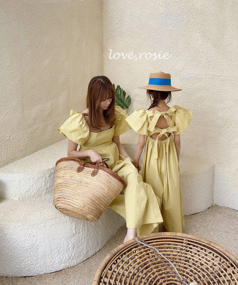 Love Rosie - Korean Children Fashion - #childofig - Anna Vivid Frill Jumpsuit with Mom - 6