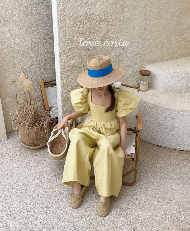 Love Rosie - Korean Children Fashion - #childofig - Anna Vivid Frill Jumpsuit with Mom - 7