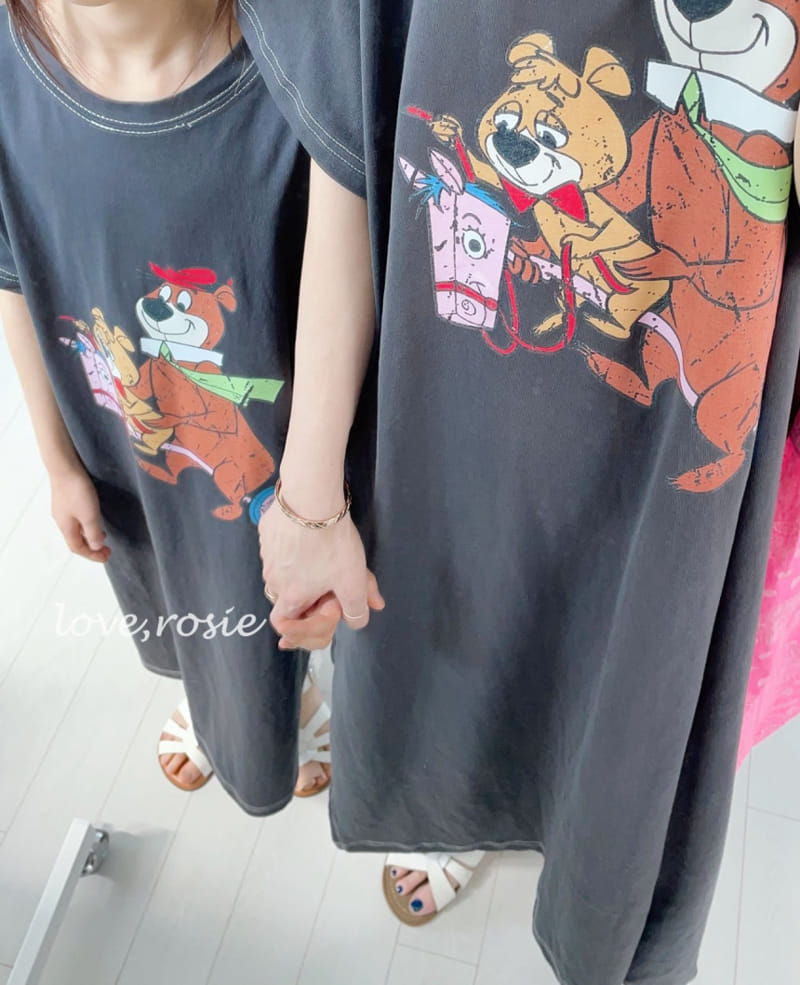 Love Rosie - Korean Children Fashion - #childrensboutique - Vintage Bear Maxy One-piece with Mom - 11