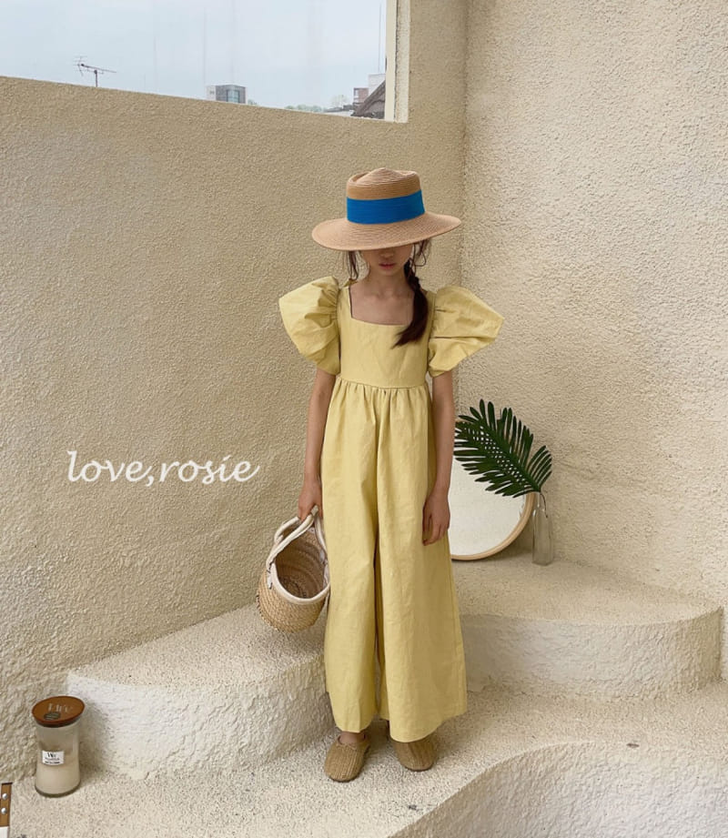 Love Rosie - Korean Children Fashion - #kidsshorts - Anna Vivid Frill Jumpsuit with Mom - 12