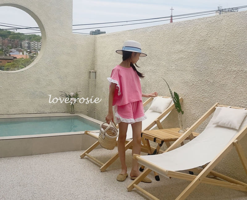 Love Rosie - Korean Children Fashion - #littlefashionista - Charlotte Shorts Top Bottom Set - 7