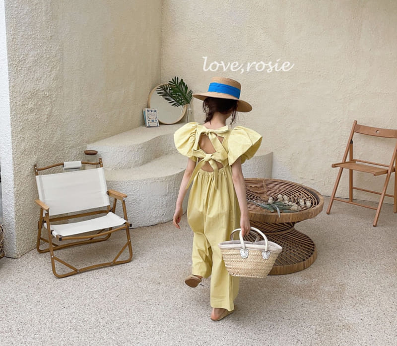 Love Rosie - Korean Children Fashion - #magicofchildhood - Anna Vivid Frill Jumpsuit with Mom - 4