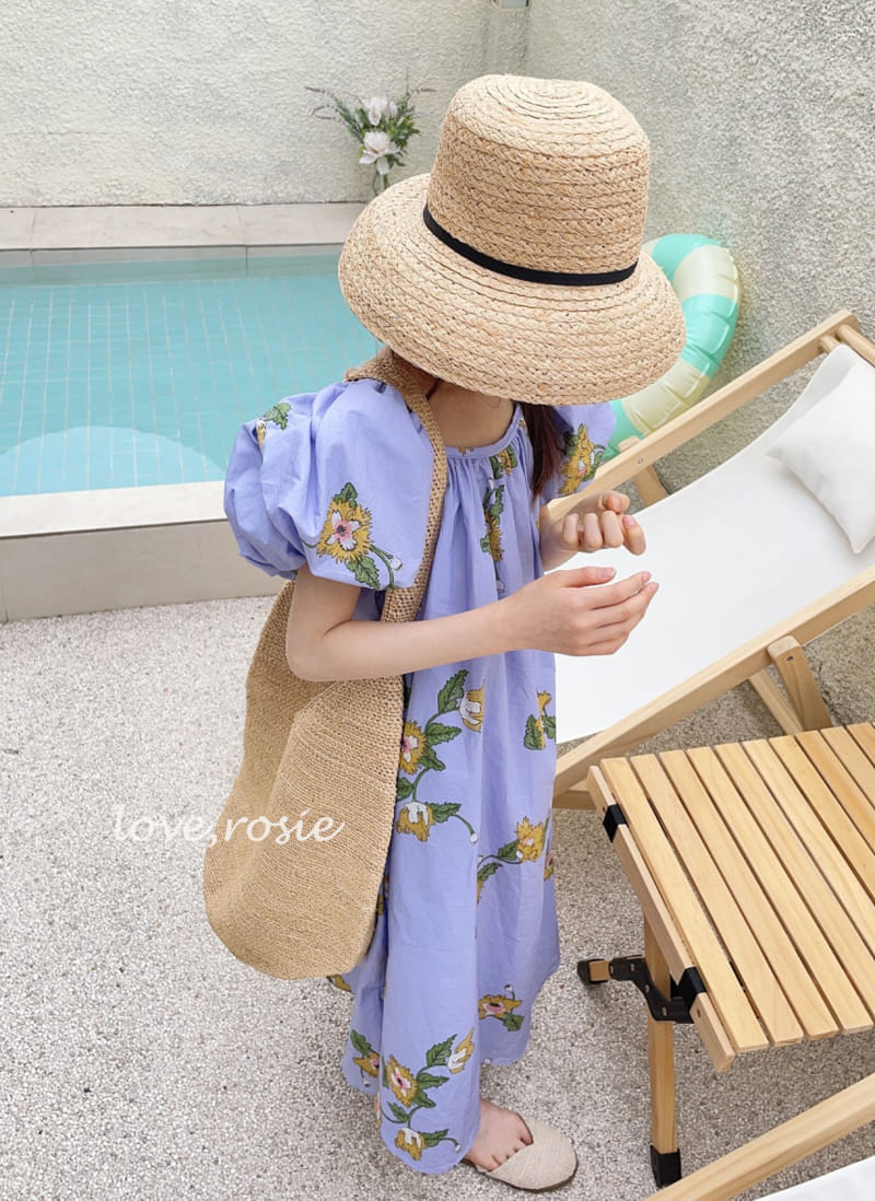 Love Rosie - Korean Children Fashion - #prettylittlegirls - Scalup Puff Maxy One-piece with Mom - 6