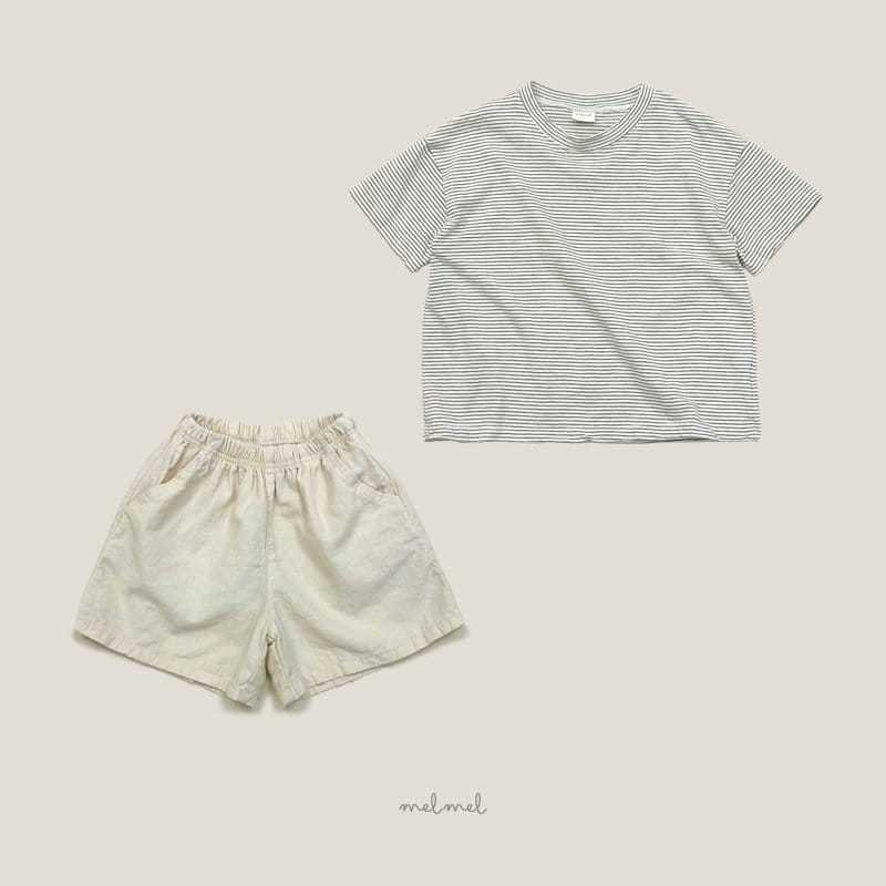 Melmel - Korean Children Fashion - #discoveringself - Linen Shorts - 5